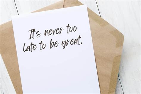  Never Too Late To Be Great: Một Cẩm Nang Thời Gian Mà Bạn Không Thể Bỏ Qua!